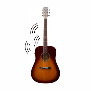 Fhosk Frequency-Acoustic 1D Mahogany/Spruce, Sunburst